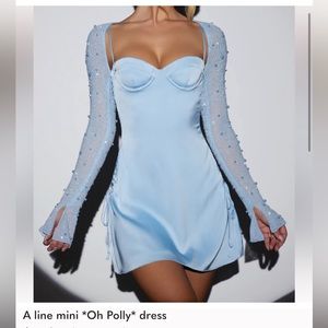 Oh Polly A-Line Mini Dress